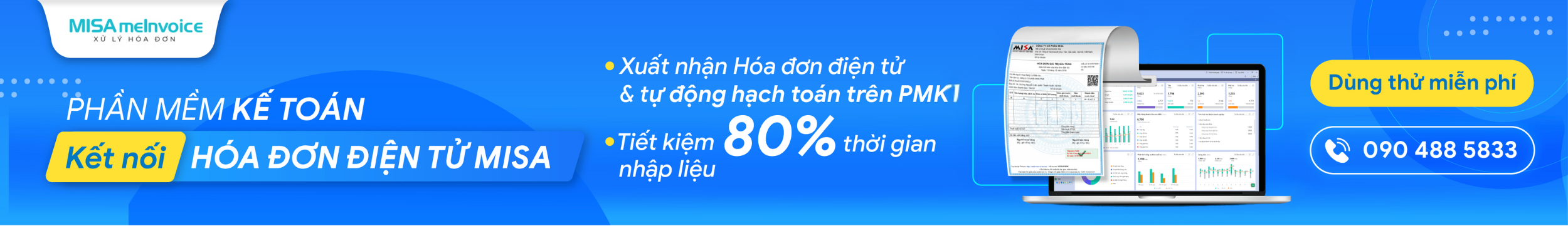 banner hóa đơn điện tử MISA